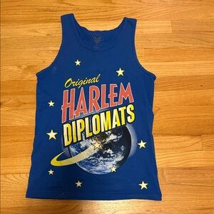 Original Harlem Diplomats Blue Tank Top